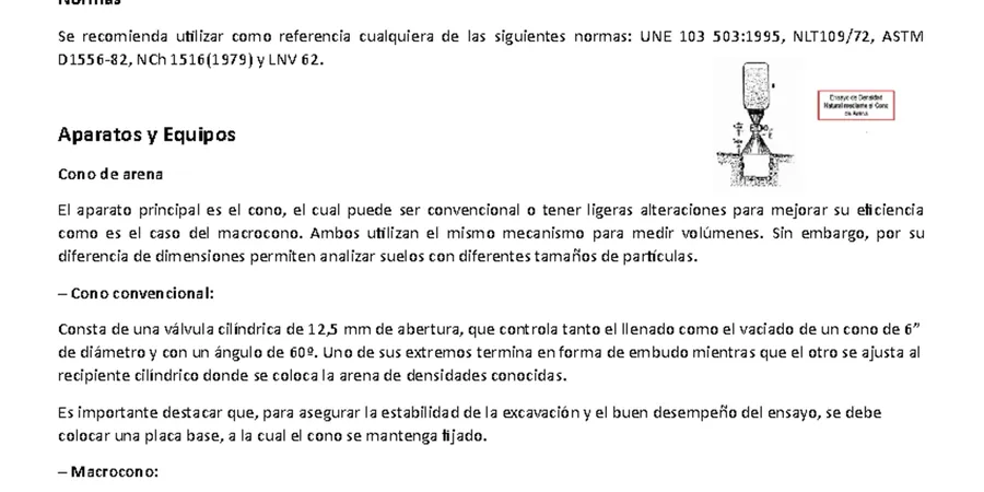 Densidad de Campo con Cono de Arena en La Serena: Control Geotécnico que Resiste Sismos